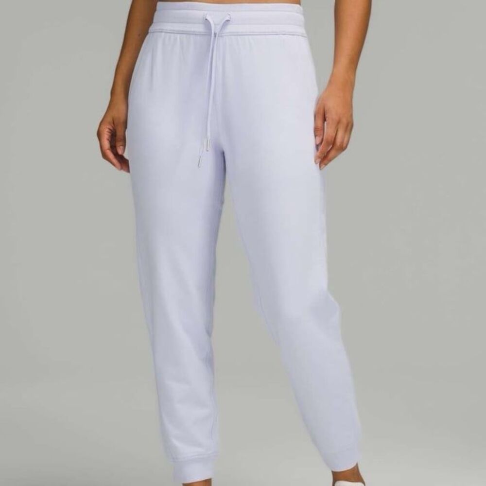 Lululemon Scuba High-Rise French Terry Jogger Pastel Blue Size 4